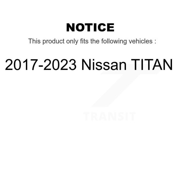 [Rear] Parking Brake Shoe NB-1104B For 2017-2023 Nissan TITAN - Image 2