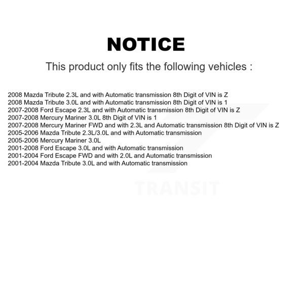 [Front Left] CV Axle Shaft NCV-FD11576 For Ford Escape Mazda Tribute Mercury - Image 2