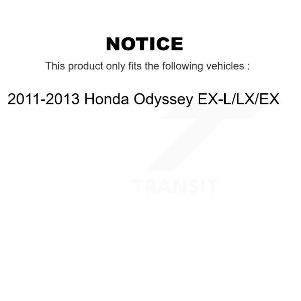 [Front Right] CV Axle Shaft NCV-HO36009 For 2011-2013 Honda Odyssey EX-L LX EX - Image 2