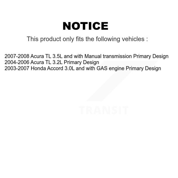 [Front Left] CV Axle Shaft NCV-HO36127 For Honda Accord Acura TL Primary Design - Image 2