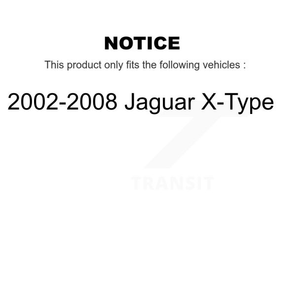 [Front] Ceramic Disc Brake Pads NWF-PRC910 For 2002-2008 Jaguar X-Type - Image 2