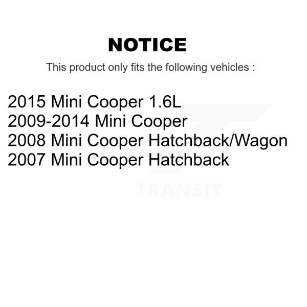 [Rear] Semi-Metallic Disc Brake Pads NWF-PRM1309 For Mini Cooper - Image 2