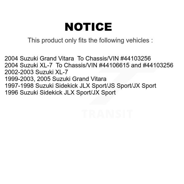 [Front] Semi-Metallic Disc Brake Pads NWF-PRM680 For Suzuki Grand Vitara XL-7 - Image 2