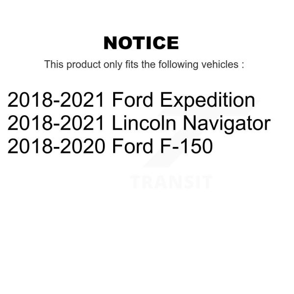 [Front] Ceramic Disc Brake Pads NWF-PTC2087 For Ford F-150 Expedition Lincoln - Image 2