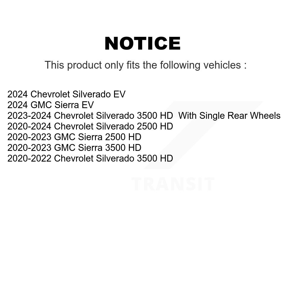 Semi-Metallic Disc Brake Pads PPF-D2250 For Chevrolet GMC Silverado 2500 HD - Image 2