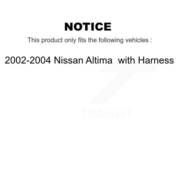 [Rear Right] ABS Wheel Speed Sensor SEN-2ABS0475 For Nissan Altima with Harness - Image 2