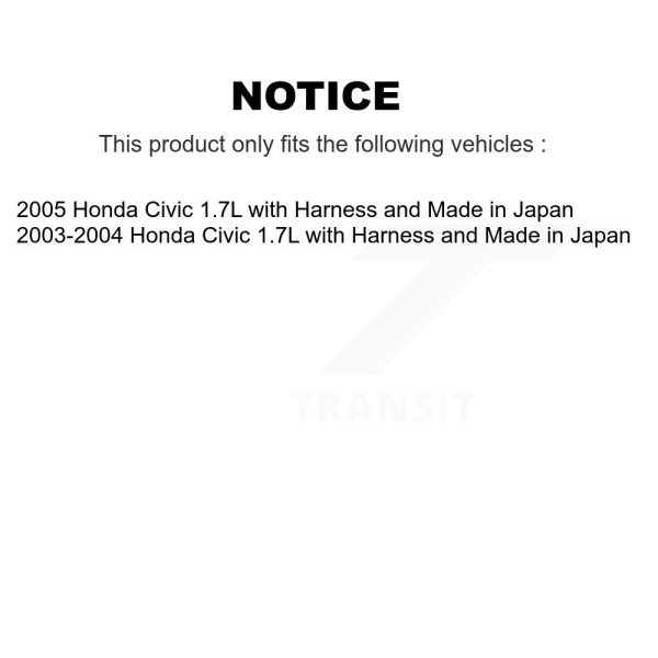 [Rear Right] ABS Wheel Speed Sensor SEN-2ABS2210 For 2003-2005 Honda Civic 1.7L - Image 2