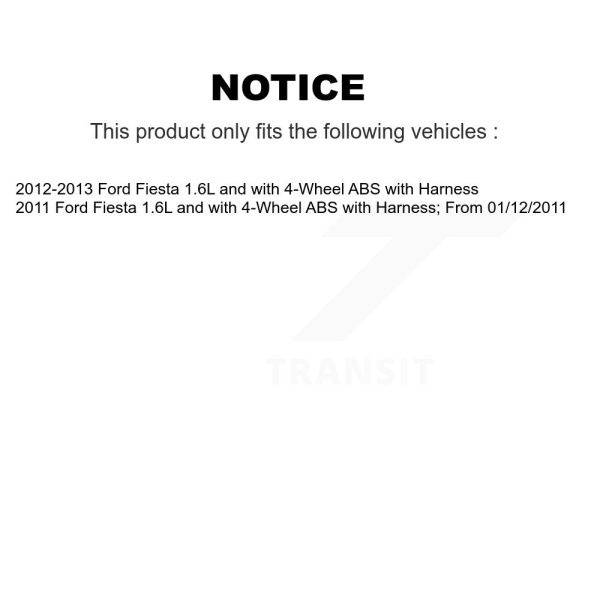 [Front] ABS Wheel Speed Sensor SEN-2ABS2464 For Ford Fiesta - Image 2