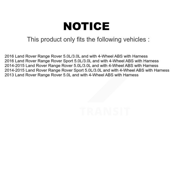 [Rear] ABS Wheel Speed Sensor SEN-2ABS2890 For Land Rover Range Sport - Image 2