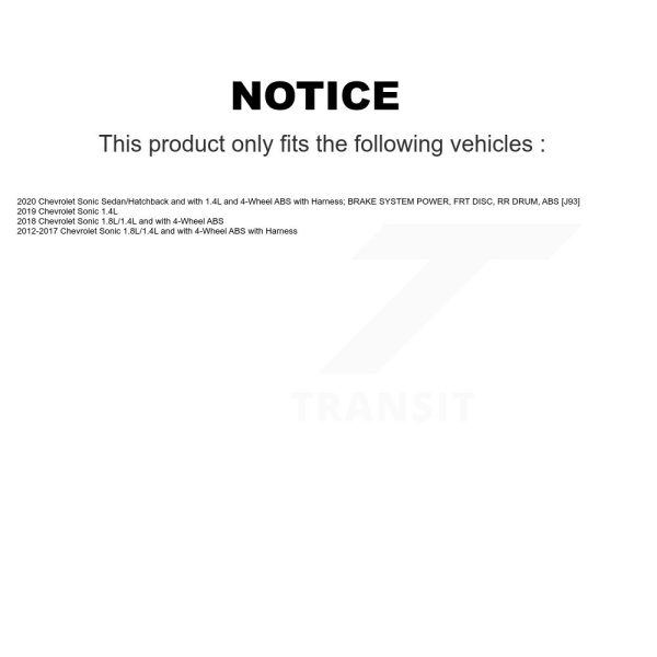 [Front Right] ABS Wheel Speed Sensor SEN-2ABS3611 For Chevrolet Sonic - Image 2