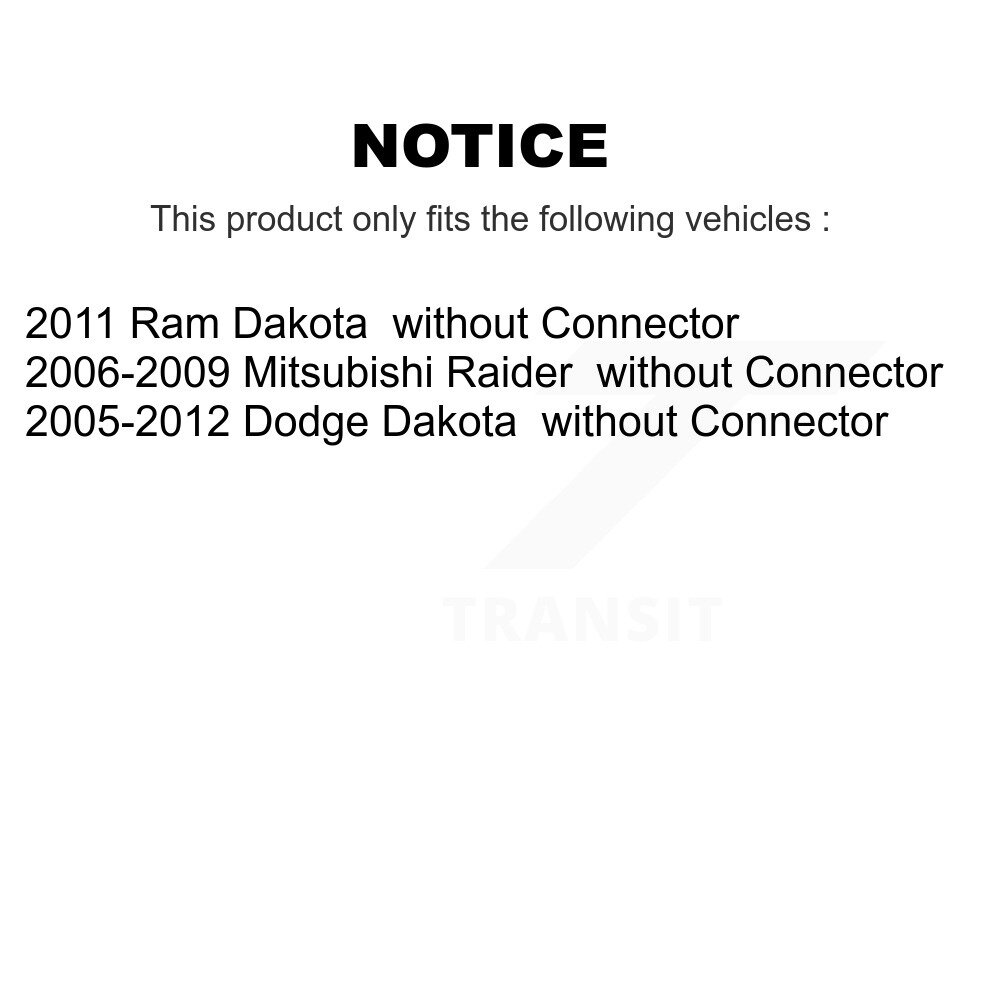 HVAC Blower Motor Resistor SEN-2BMR0307 For Dakota Dodge Ram Mitsubishi - Image 2