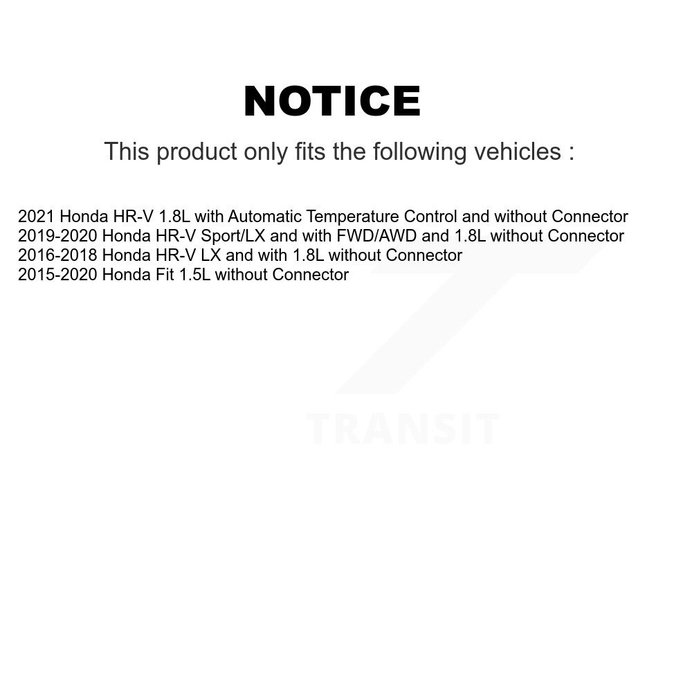 HVAC Blower Motor Resistor SEN-2BMR0446 For Honda HR-V Fit - Image 2