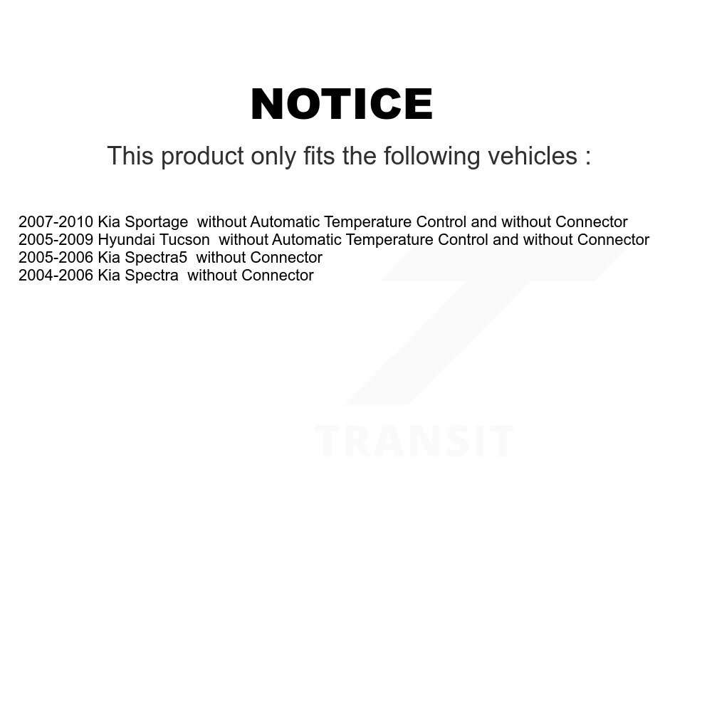 HVAC Blower Motor Resistor SEN-2BMR0562 For Hyundai Tucson Kia Sportage - Image 2