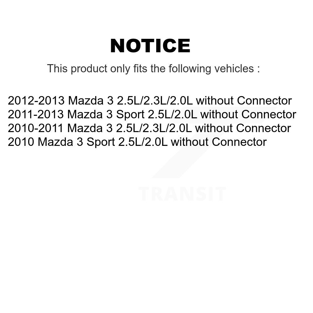 HVAC Blower Motor Resistor SEN-2BMR0592 For Mazda 3 Sport without Connector - Image 2