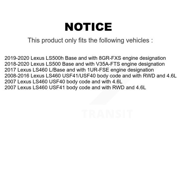 [Front] Brake Pads Wear Sensor SEN-2BWS0045 For Lexus LS460 LS500 LS500h - Image 2
