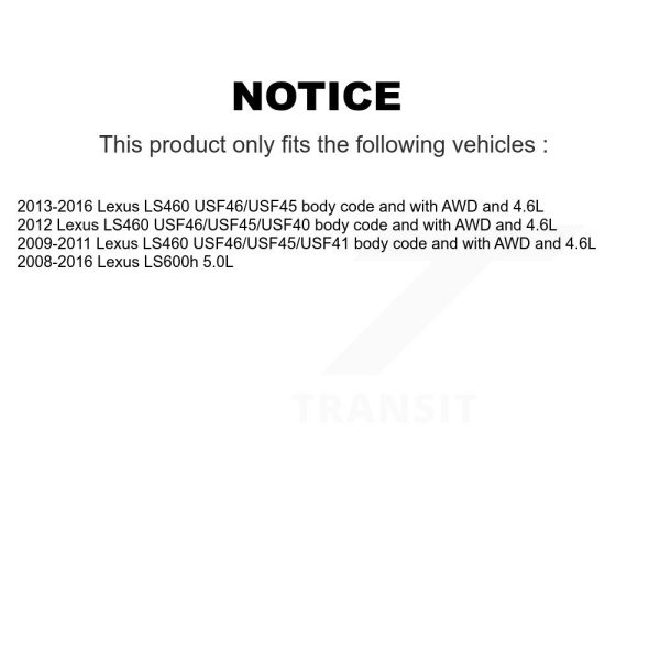 [Rear Right] Brake Pads Wear Sensor SEN-2BWS0048 For Lexus LS460 LS600h - Image 2