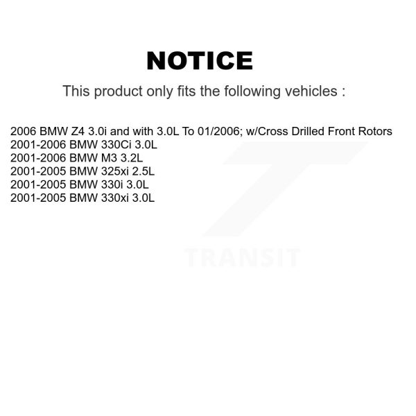 [Front] Brake Pads Wear Sensor SEN-2BWS0123 For BMW 330Ci M3 325xi 330i Z4 330xi - Image 2