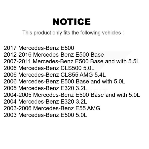 [Front Left] Brake Pads Wear Sensor SEN-2BWS0135 For Mercedes-Benz E320 E500 E55 - Image 2