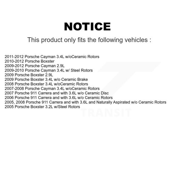 [Front Left] Brake Pads Wear Sensor SEN-2BWS0178 For Porsche 911 Boxster Cayman - Image 2
