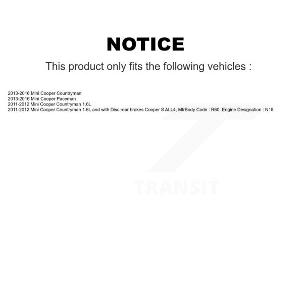 [Rear] Brake Pads Wear Sensor SEN-2BWS0249 For Mini Cooper Countryman Paceman - Image 2
