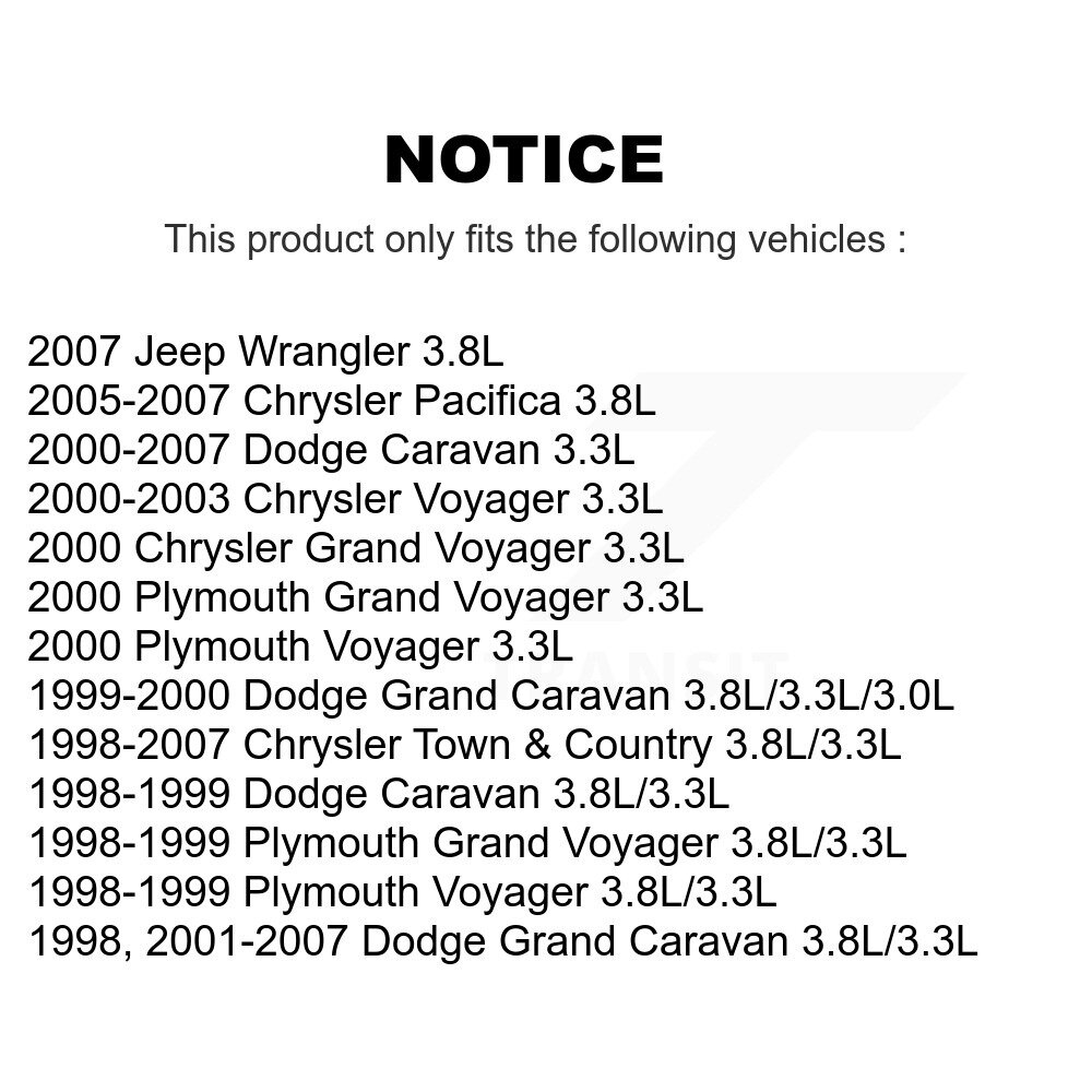 Engine Camshaft Position Sensor SEN-2CAM0027 For Dodge Grand Caravan Jeep & - Image 2