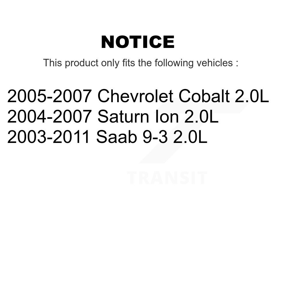 Engine Crankshaft Position Sensor SEN-2CRK0090 For Chevrolet Cobalt Saturn - Image 2