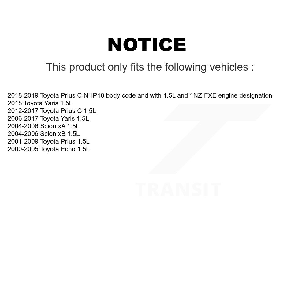 Engine Crankshaft Position Sensor SEN-2CRK0264 For Toyota Yaris Echo Prius C - Image 2