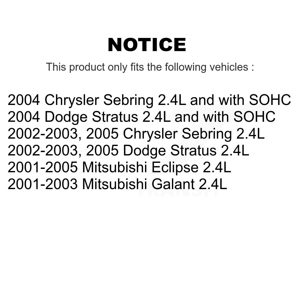 Engine Crankshaft Position Sensor SEN-2CRK0274 For Chrysler Sebring Eclipse - Image 2