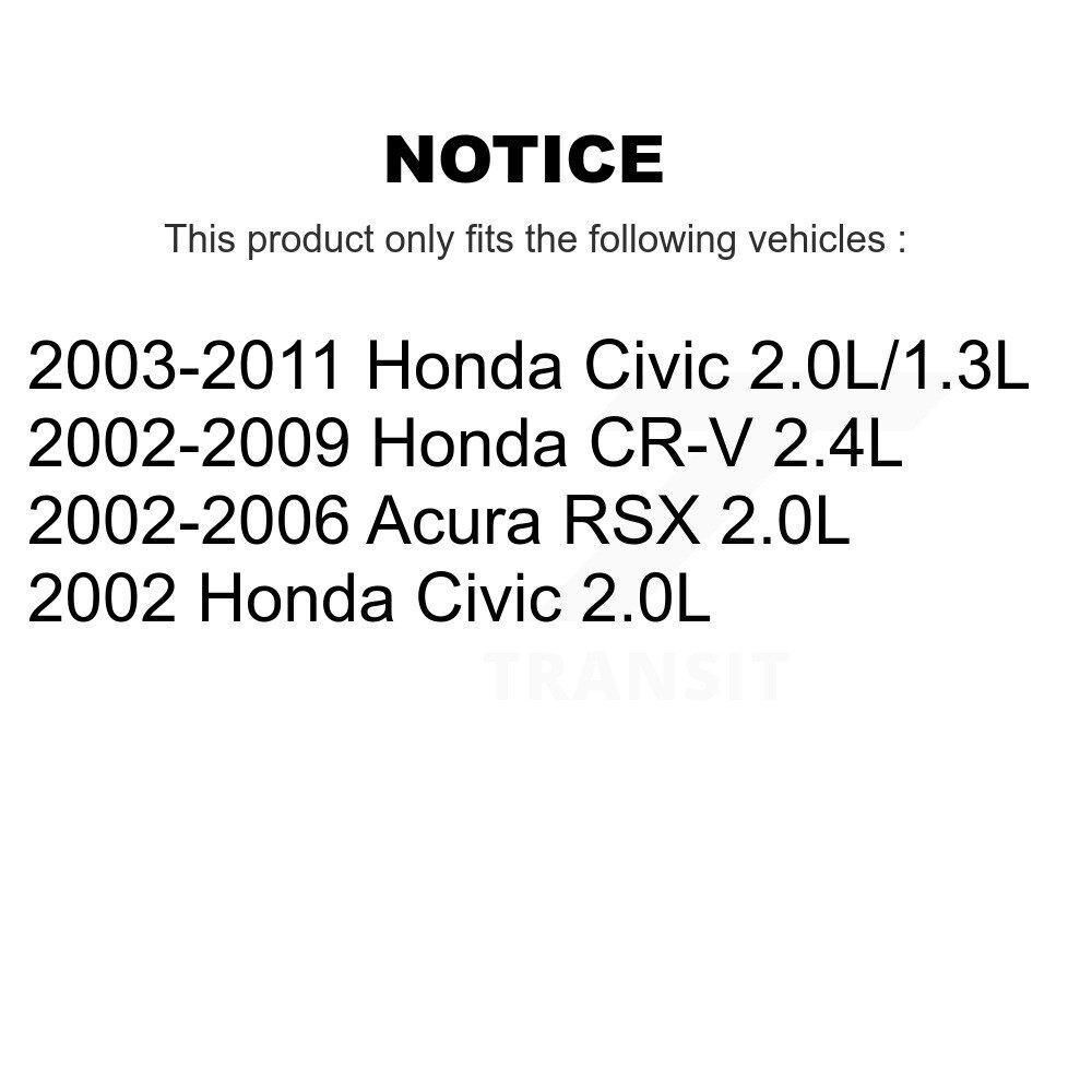 Engine Crankshaft Position Sensor SEN-2CRK0298 For Honda Civic CR-V Acura RSX - Image 2