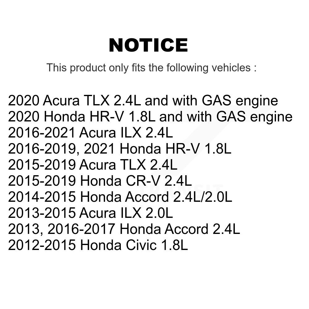 Engine Crankshaft Position Sensor SEN-2CRK0306 For Honda Civic CR-V HR-V TLX - Image 2