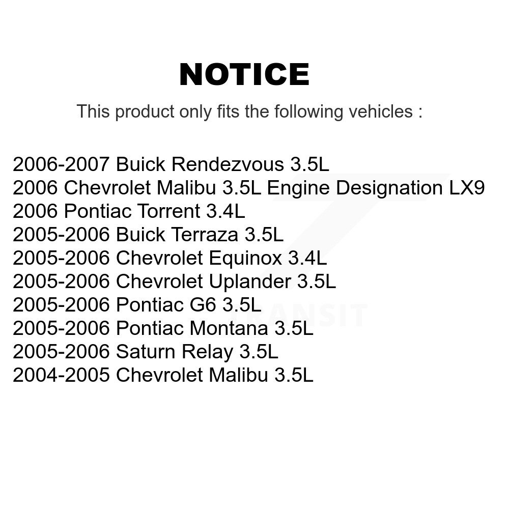Engine Crankshaft Position Sensor SEN-2CRK0311 For Chevrolet Pontiac Malibu - Image 2