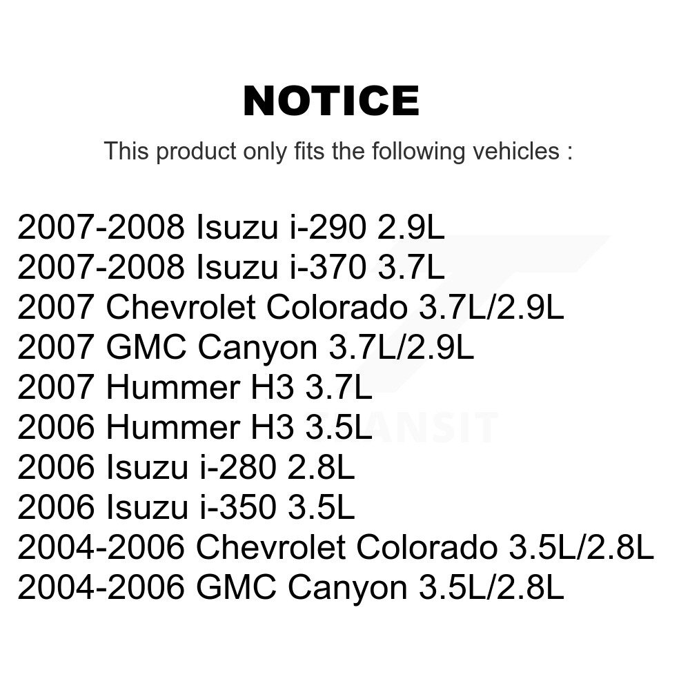 Engine Crankshaft Position Sensor SEN-2CRK0333 For Chevrolet Colorado GMC H3 - Image 2