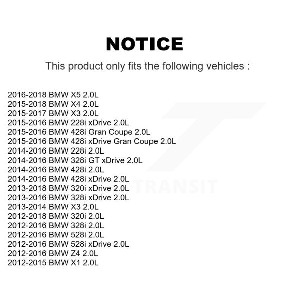 Engine Crankshaft Position Sensor SEN-2CRK0339 For BMW X3 328i xDrive X5 X1 - Image 2