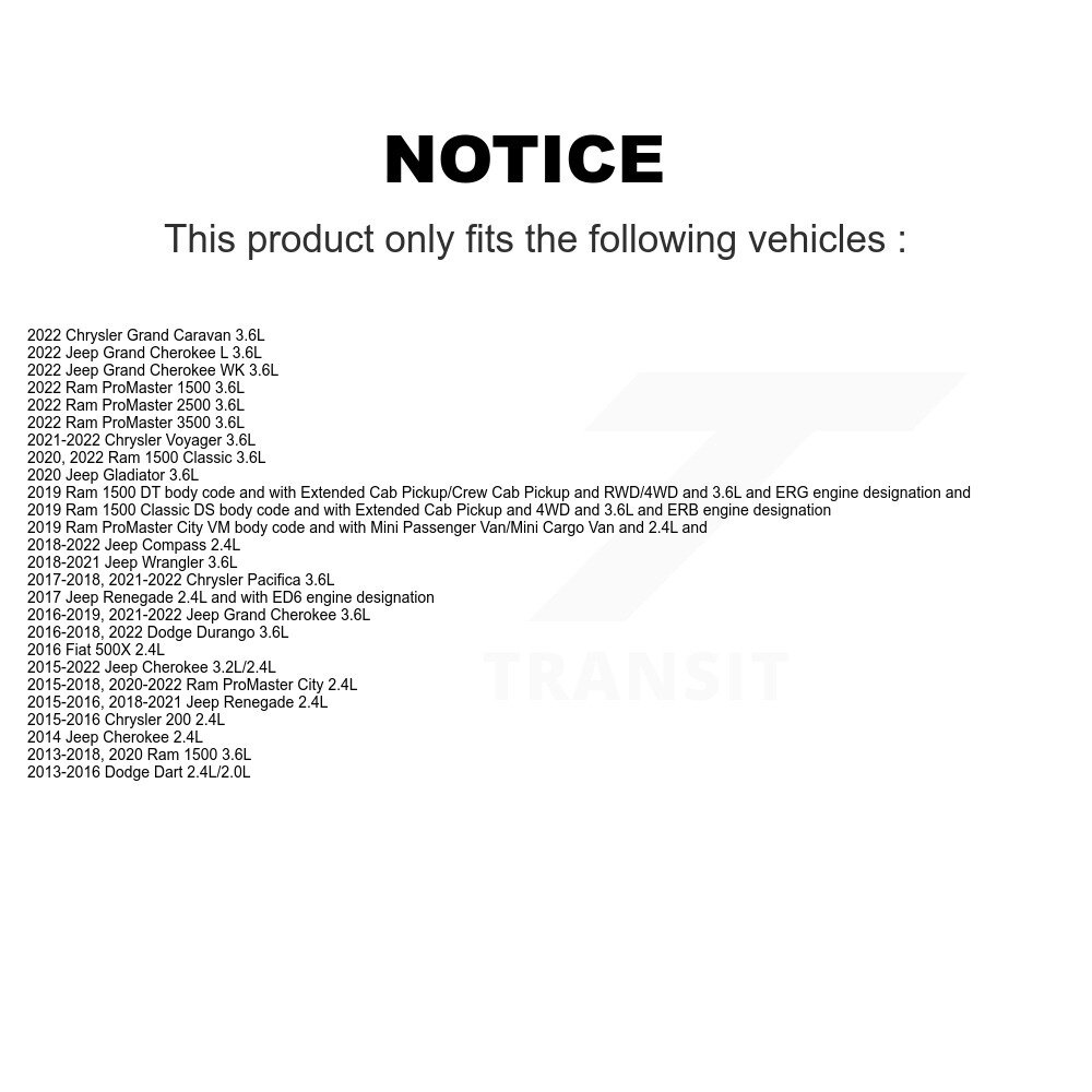 Engine Crankshaft Position Sensor SEN-2CRK0358 For Ram 1500 Jeep Cherokee 200 - Image 2