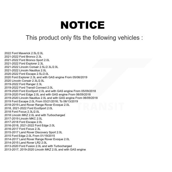 Engine Crankshaft Position Sensor SEN-2CRK0376 For Ford Escape Edge Fusion - Image 2