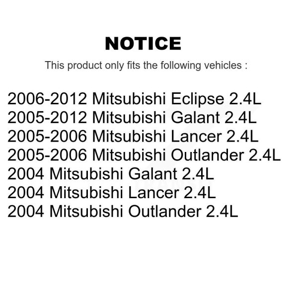 Engine Crankshaft Position Sensor SEN-2CRK0386 For Mitsubishi Eclipse Lancer - Image 2