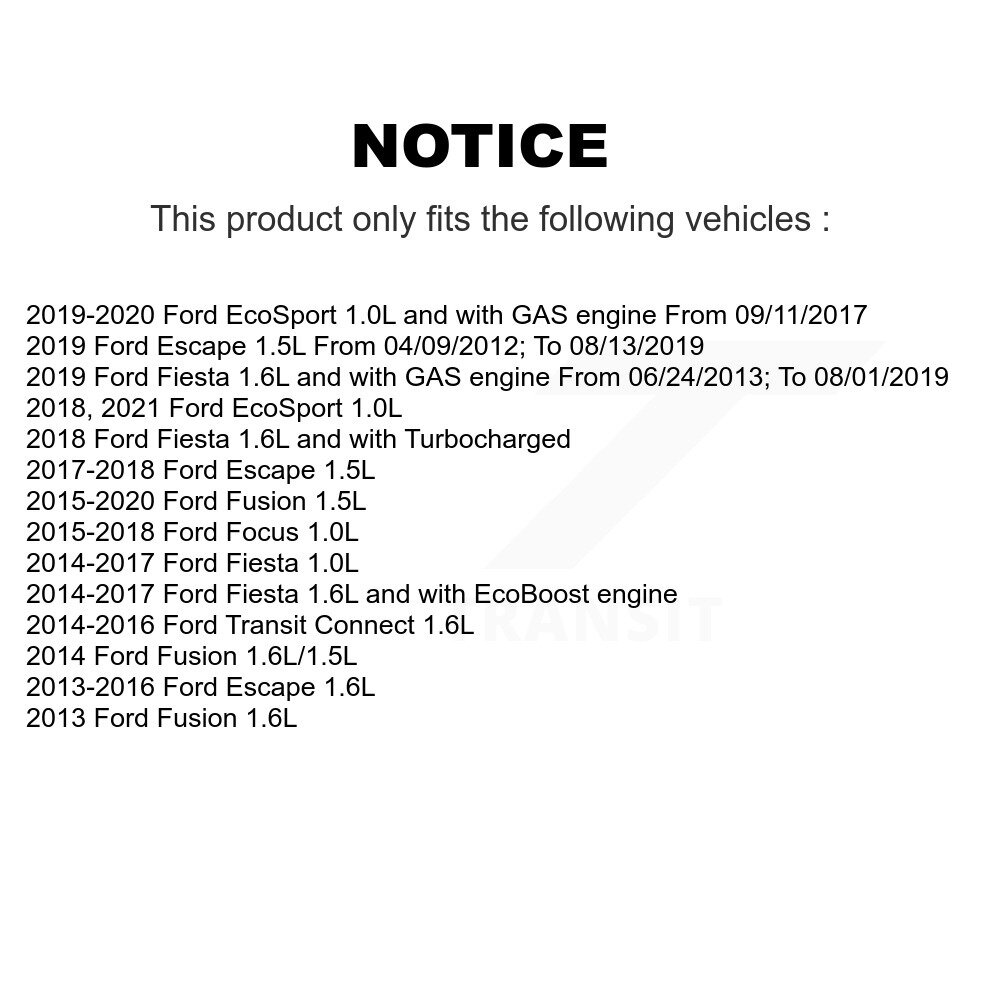 Engine Crankshaft Position Sensor SEN-2CRK0390 For Ford Escape Fusion Focus - Image 2