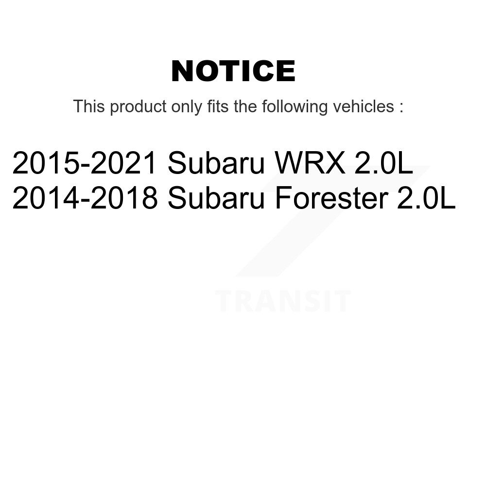Engine Crankshaft Position Sensor SEN-2CRK0543 For Subaru Forester WRX 2.0L - Image 2