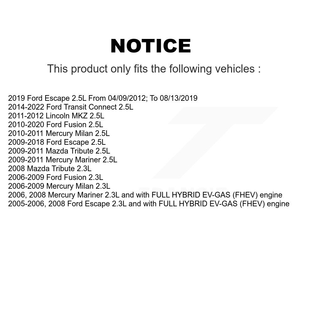 Engine Crankshaft Position Sensor SEN-2CRK0639 For Ford Escape Fusion Transit - Image 2