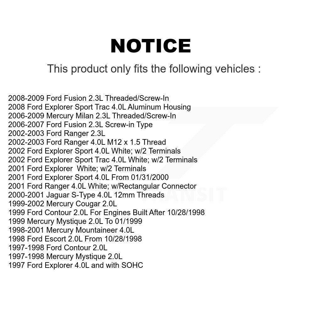 Engine Coolant Temperature Sensor SEN-2CTS0037 For Ford Fusion Ranger Sport - Image 2