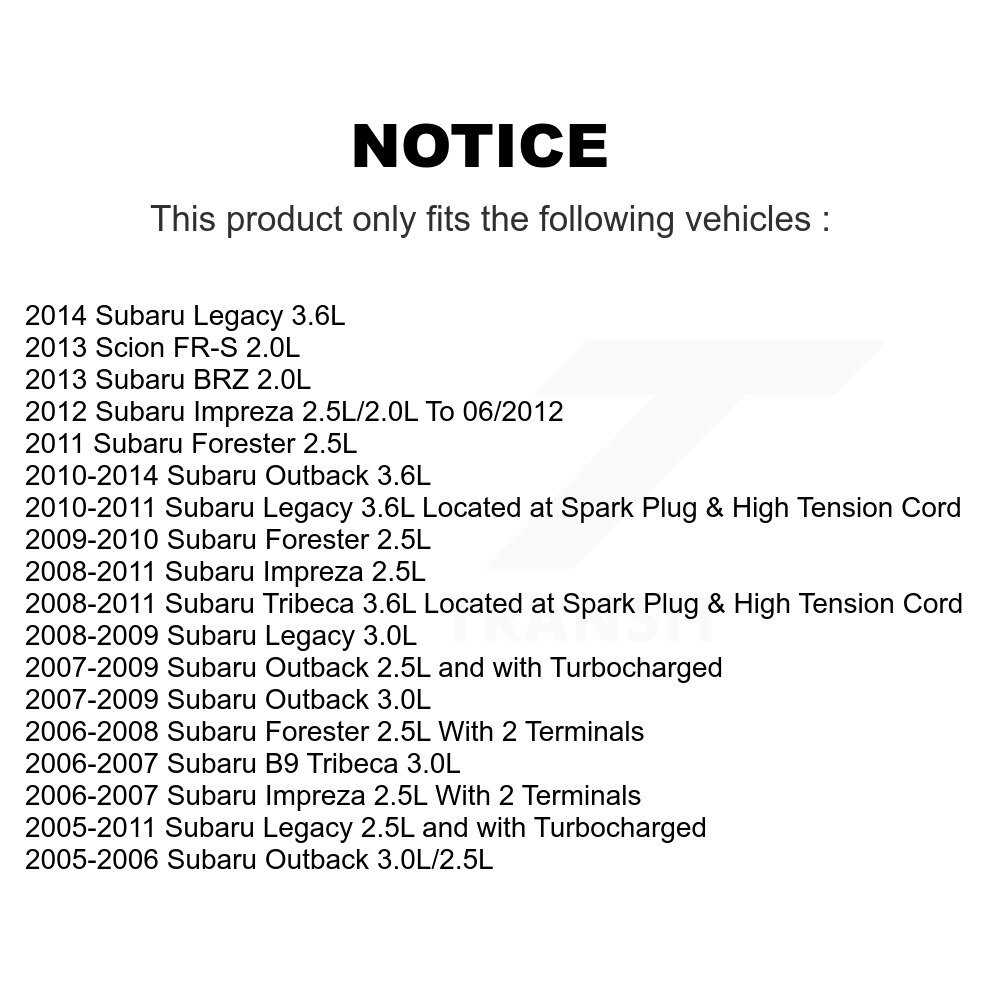 Engine Coolant Temperature Sensor SEN-2CTS0056 For Subaru Outback Impreza B9 - Image 2