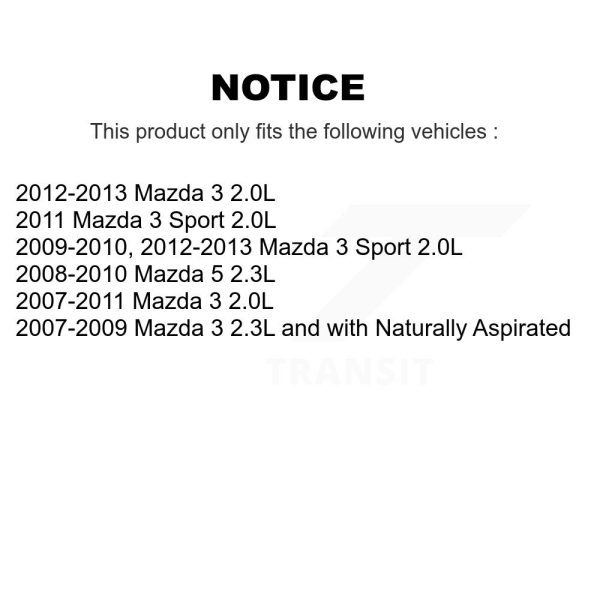 Ignition Knock (Detonation) Sensor SEN-2KNC0060 For Mazda 3 5 Sport - Image 2