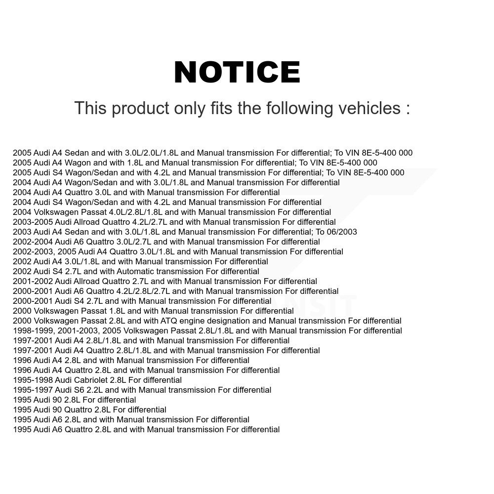 Vehicle Speed Sensor SEN-2VSS0027 For Audi Volkswagen Passat A4 Quattro S4 A6 - Image 2