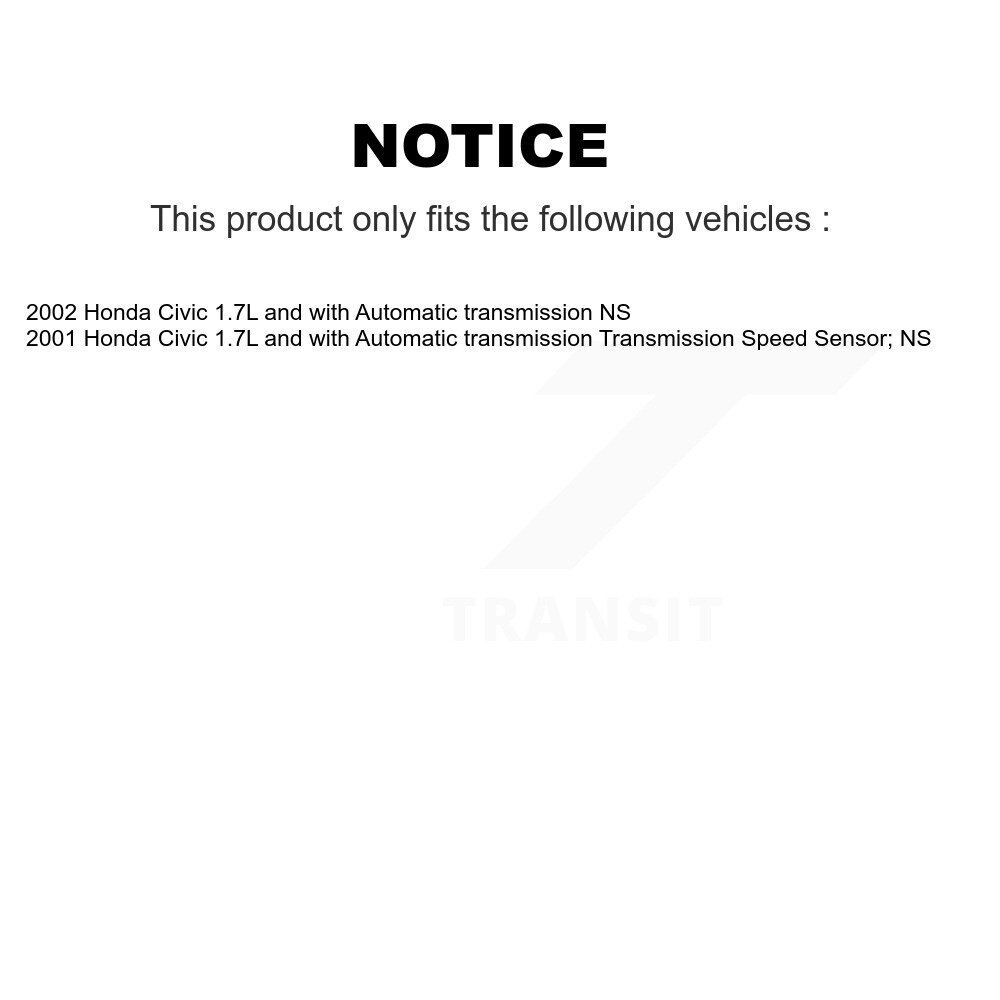 Vehicle Speed Sensor SEN-2VSS0110 For Honda Civic - Image 2