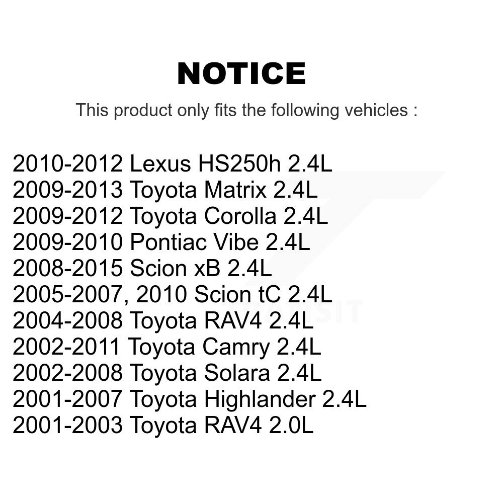 Engine Variable Valve Timing (VVT) Solenoid SEN-2VTS0004 For Toyota Corolla - Image 2