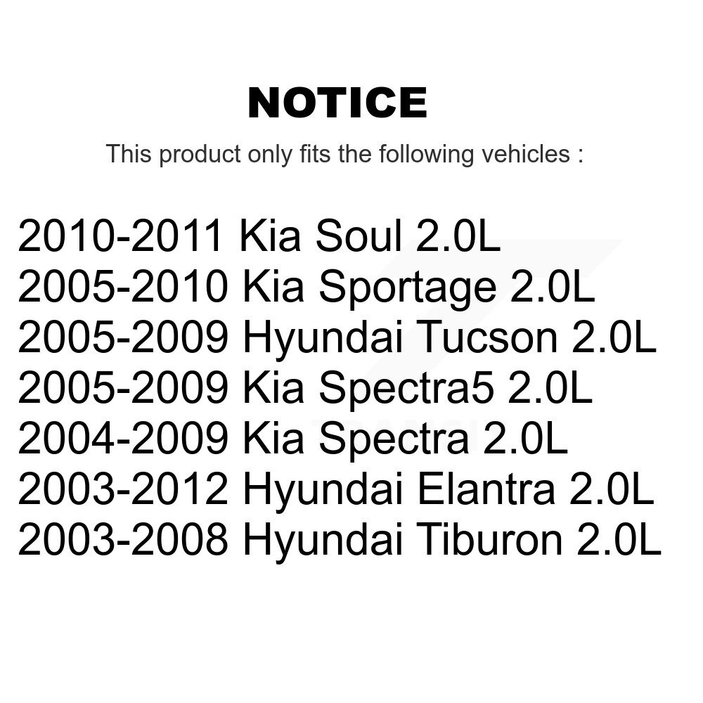 Engine Variable Valve Timing (VVT) Solenoid SEN-2VTS0005 For Hyundai Elantra - Image 2