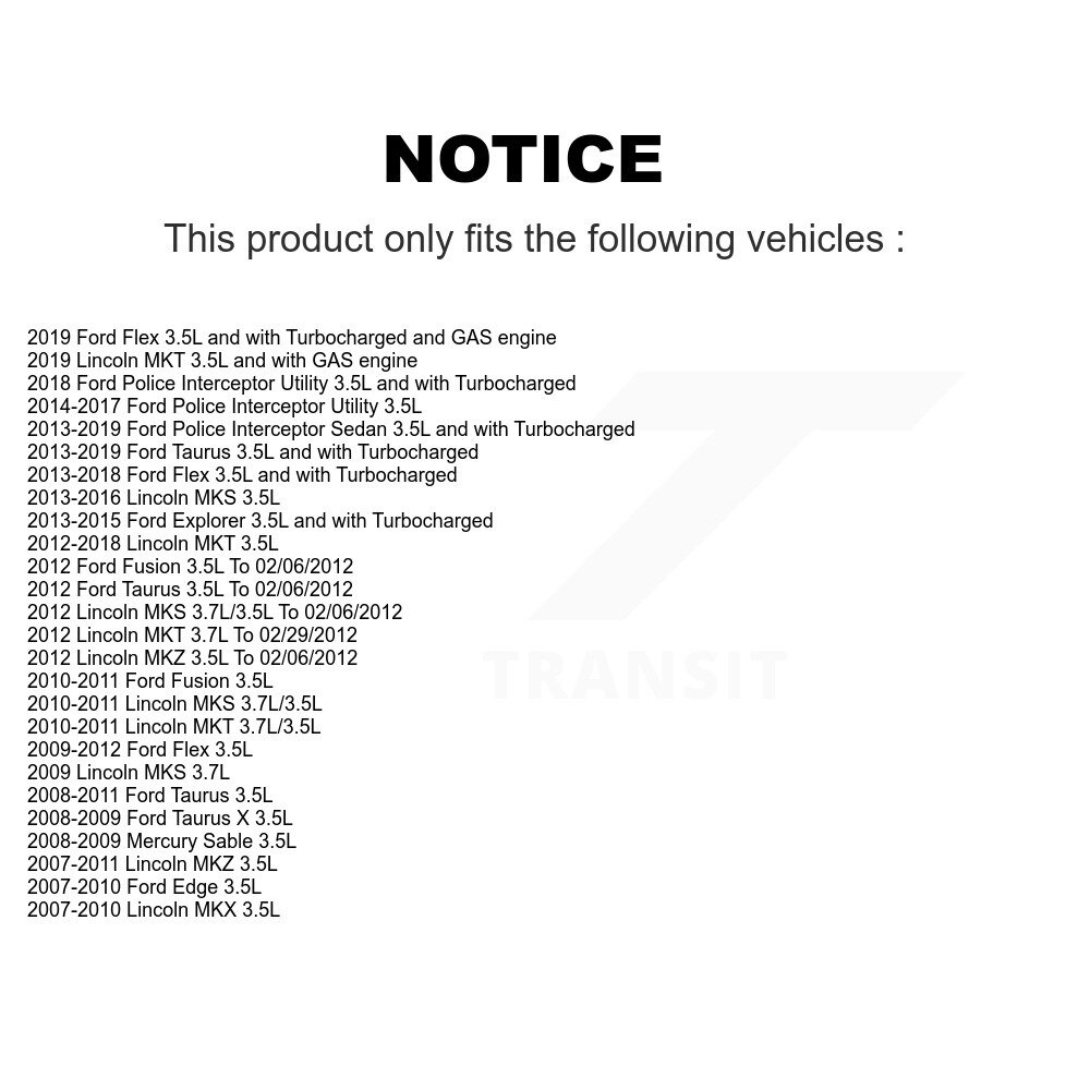 Engine Variable Valve Timing (VVT) Solenoid SEN-2VTS0041 For Ford Fusion Edge - Image 2