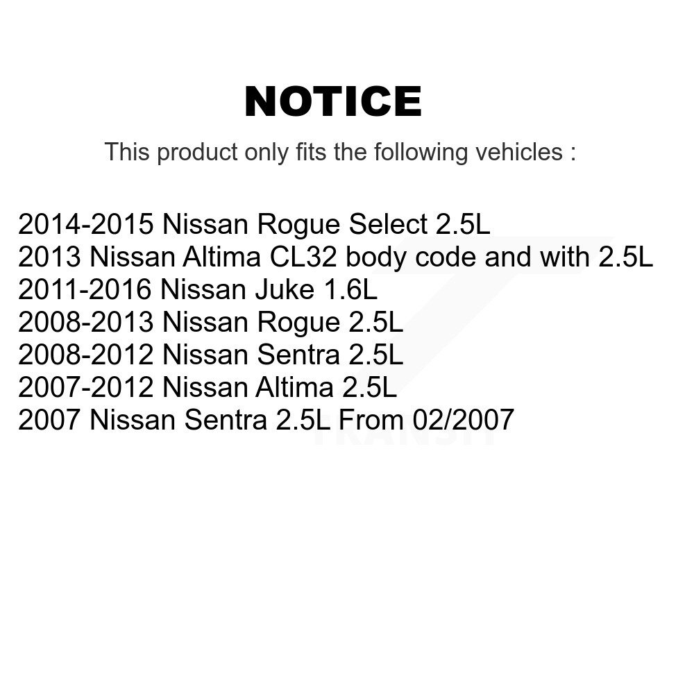 Engine Variable Valve Timing (VVT) Solenoid SEN-2VTS0062 For Nissan Rogue - Image 2