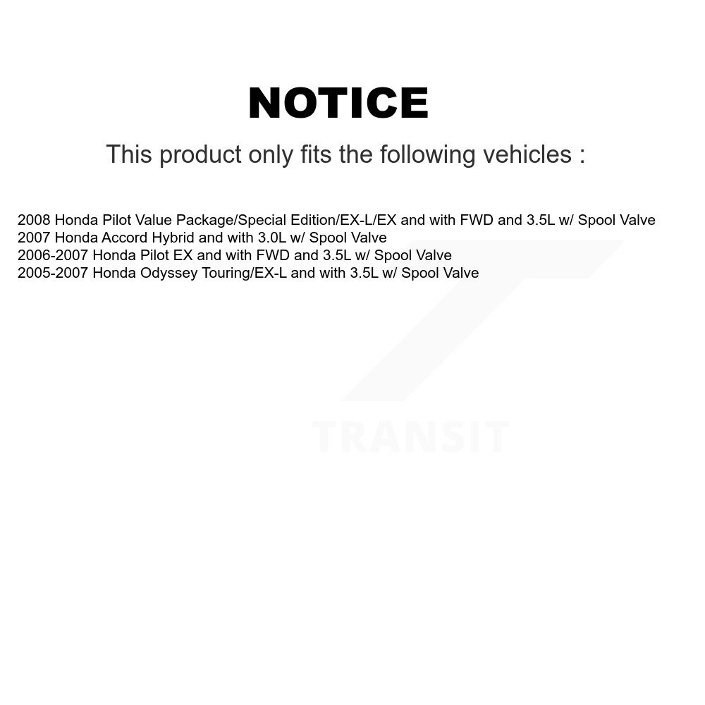 Engine Variable Valve Timing (VVT) Solenoid SEN-2VTS0141 For Honda Odyssey - Image 2