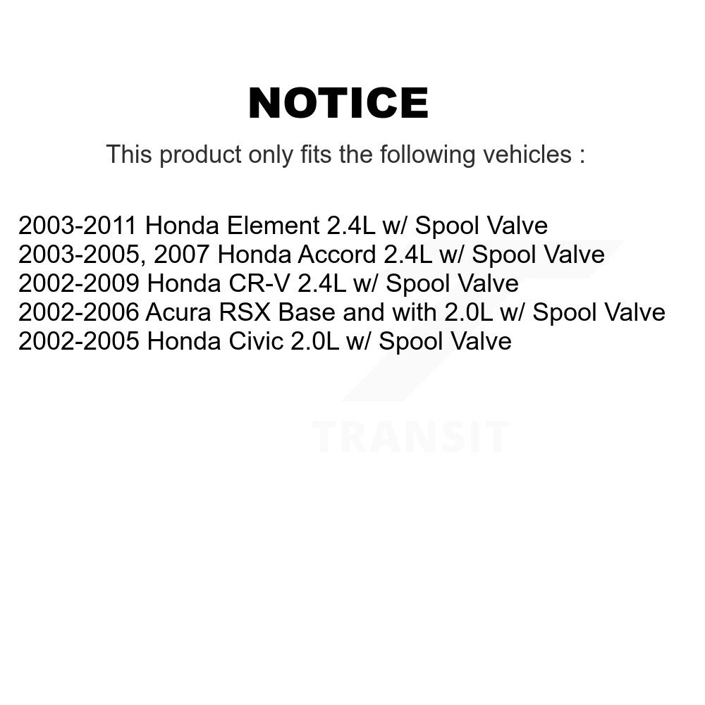 Engine Variable Valve Timing (VVT) Solenoid SEN-2VTS0143 For Honda CR-V Civic - Image 2